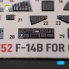 KELIK K72152 F-14B - interior 3D decals for GWH kit 1/72